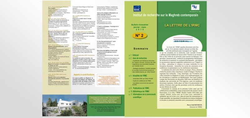 Impression brochure Lettre IRMC