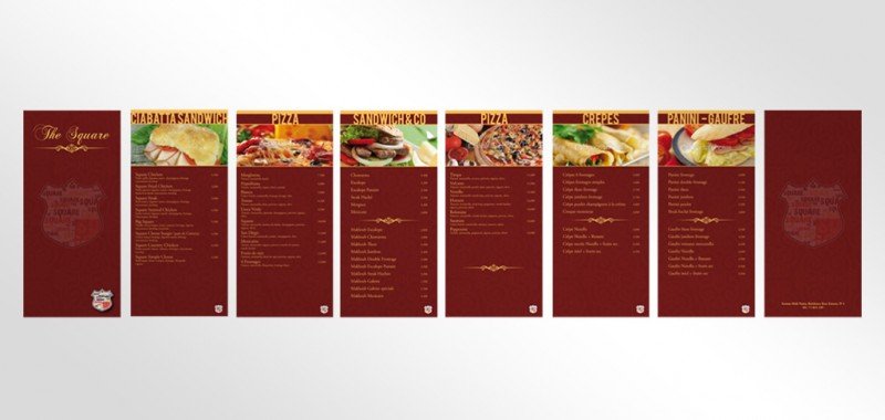 Menu Flyer pour Restaurant