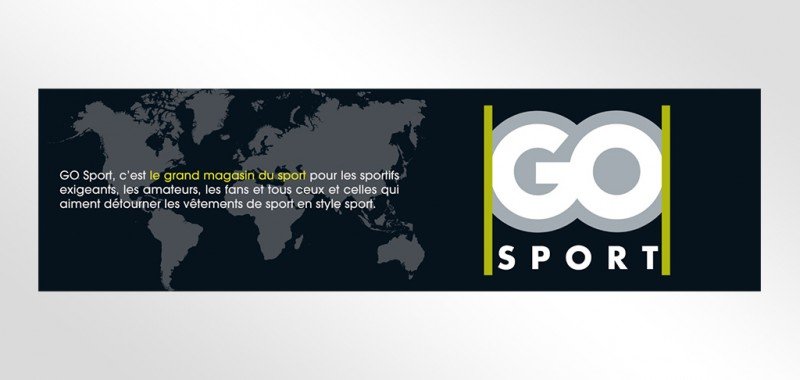 Fond de vitrine Go Sport