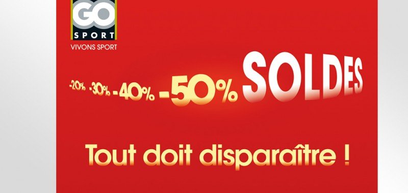 Kakemono Opération Soldes Go Sport