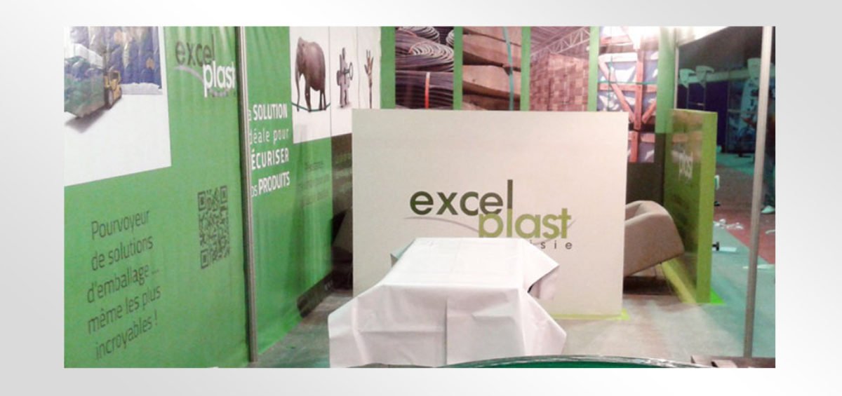 Habillage stand Excel Plast