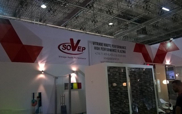 Habillage stand SOVEP