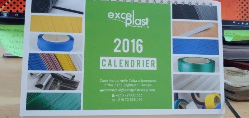 Calendrier excelplast 2016