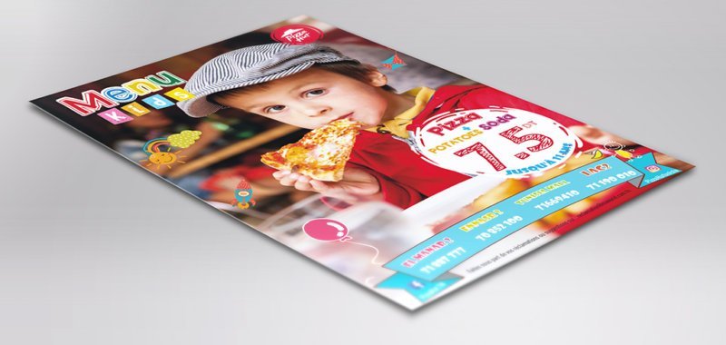 Flyer menu kids Pizza Hut