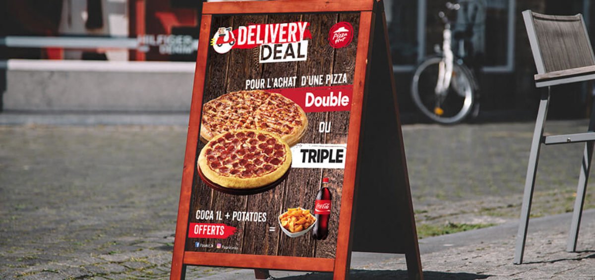 Chevalet delivery Deal Pizza Hut