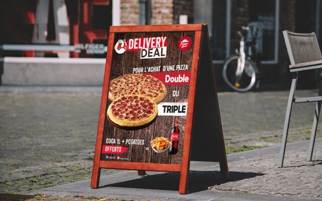 Chevalet delivery Deal Pizza Hut