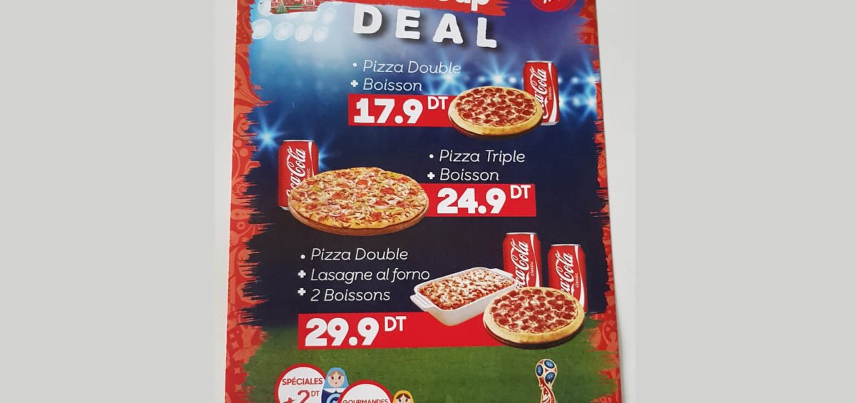 Conception et Impression affiche Pizza Hut