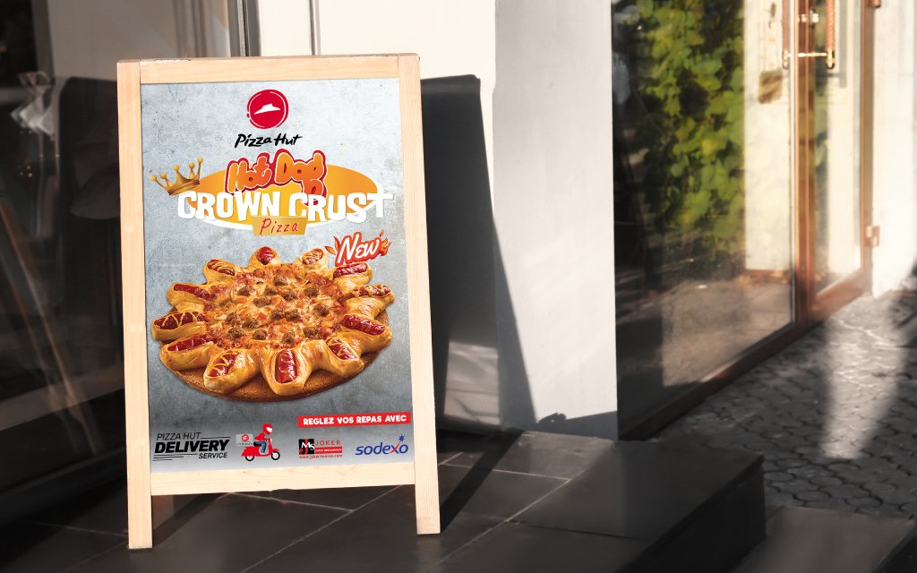 Chevalet Crown Crust Pizza Hut