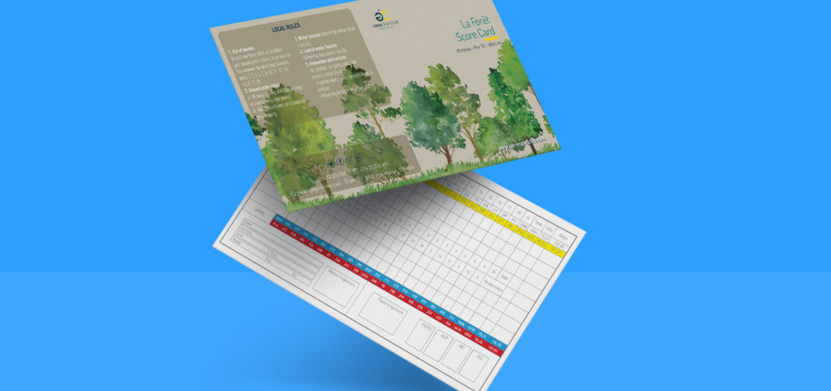 Conception Score card parcours la foret