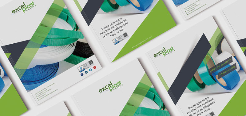 Conception et impression brochure Excelplast