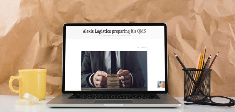 création de contenu site web pour Alexis logistics