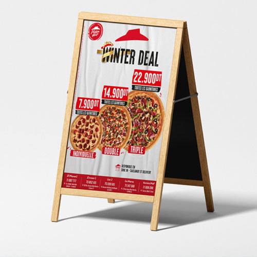 Chevalet Winter deal Pizza Hut