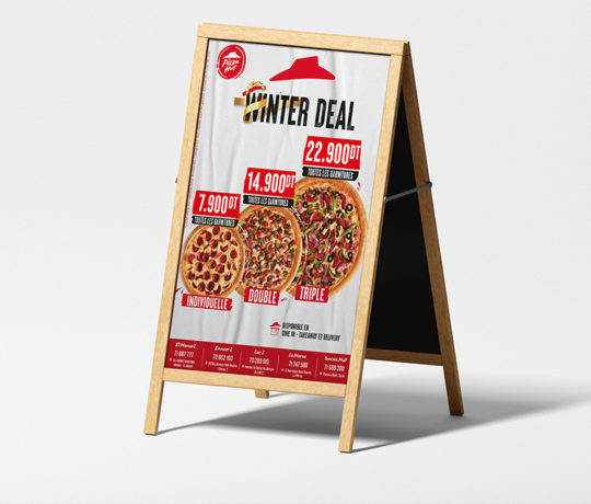 Chevalet Winter deal Pizza Hut