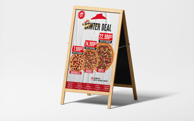 Chevalet Winter deal Pizza Hut