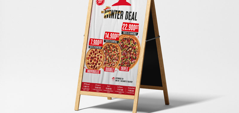 Chevalet Winter deal Pizza Hut