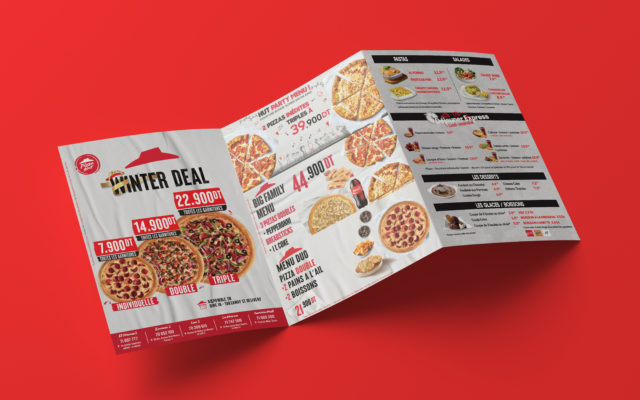 Dépliant winter deal pizza Hut