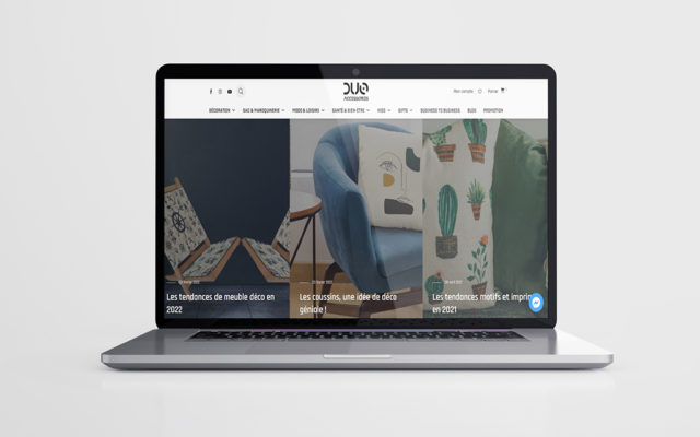 Maintenance et Mise à jour Site web Duo accessories