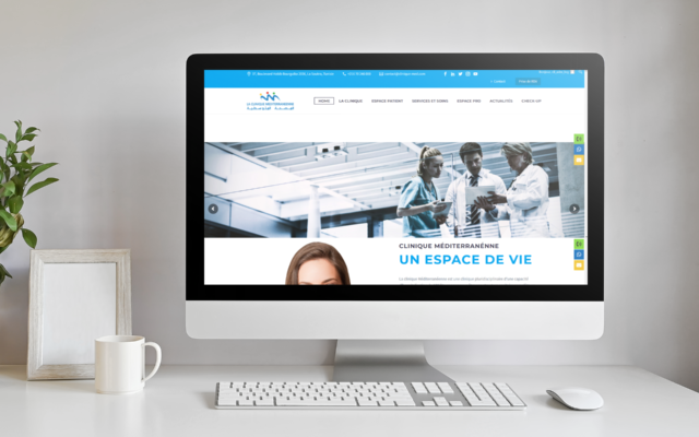 conception site web clinique Méditerranéenne