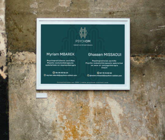 plaques signalétiques Psychom