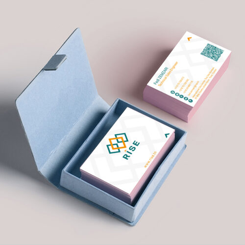 RISE business card
