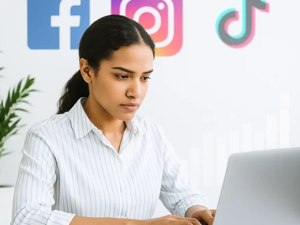 Gestion des réseaux sociaux pour Secret de Femme : Facebook, Instagram & TikTok