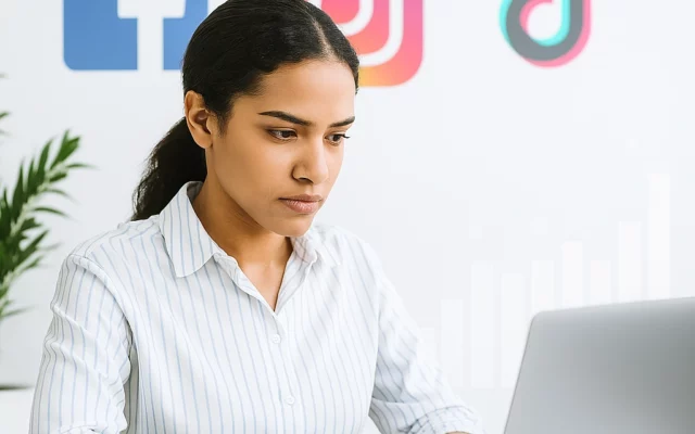 Gestion des réseaux sociaux pour Secret de Femme : Facebook, Instagram & TikTok