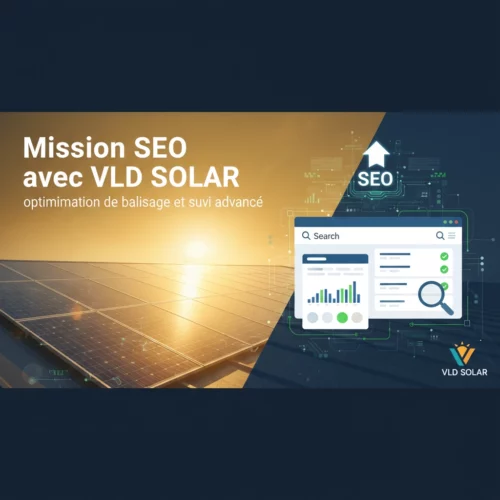 Mission SEO avec VLD SOLAR : optimisation de balisage et suivi avancé