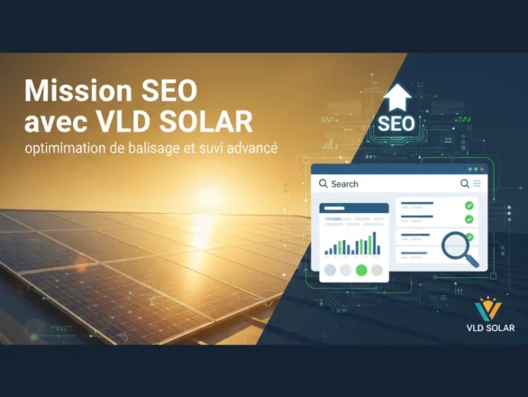 Mission SEO avec VLD SOLAR : optimisation de balisage et suivi avancé