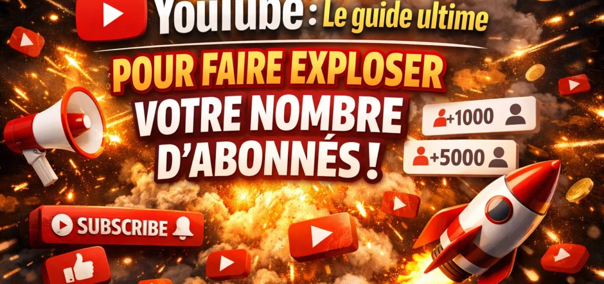 YouTube : Le guide ultime pour faire exploser votre nombre d'abonnés
