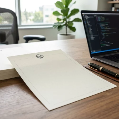 Branding et Papeterie : La Création du Papier à Entête pour Sustain Square