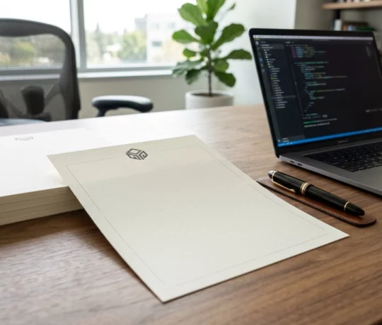 Branding et Papeterie : La Création du Papier à Entête pour Sustain Square