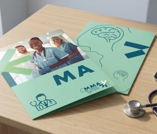 Brochure Institutionnelle MMA : Conception, Rédaction et Impression d’un Support de Prestige